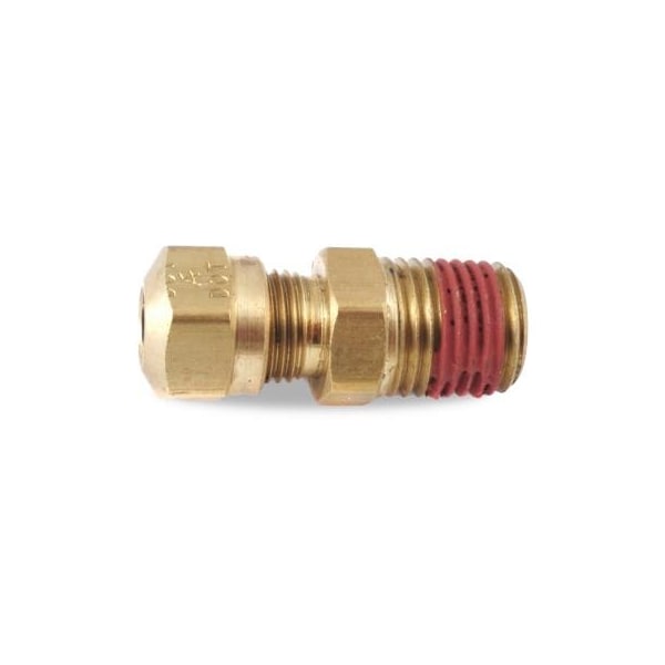 Velvac Nylon Air Brake Tube Fitting, Male Connector, 1/2in. X 3/8in. 16886 - main